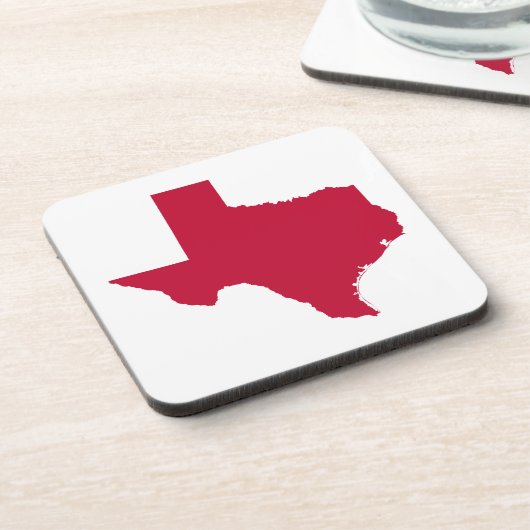 Texas in Red Onderzetter (Linkerzijde)
