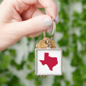 Texas in Red Sleutelhanger (Hand)