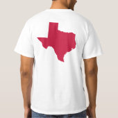 Texas in Red T-shirt (Achterkant)