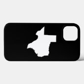 Texas in White en Black Case-Mate iPhone Case (Achterkant (horizontaal))