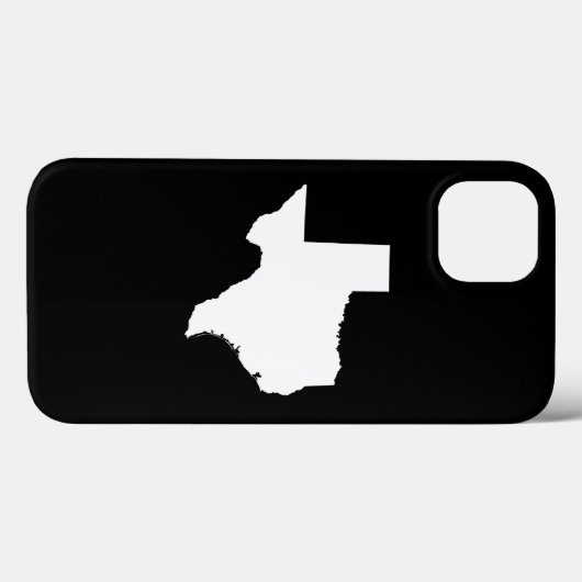 Texas in White en Black Case-Mate iPhone Case (Achterkant (horizontaal))
