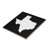 Texas in White en Black Tegeltje (Zijkant)