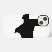 Texas in zwart en wit iPhone hoesje (Achterkant horizontaal)
