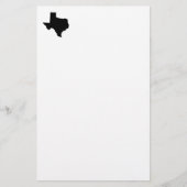 Texas in zwart-wit briefpapier (Voorkant)
