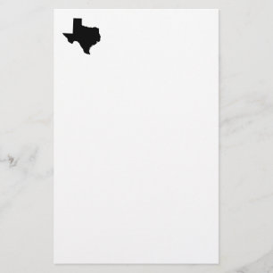 Texas in zwart-wit briefpapier
