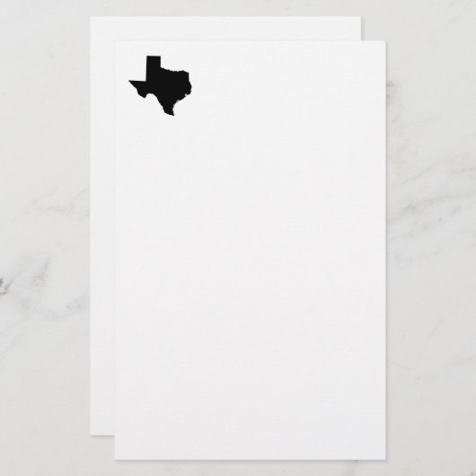 Texas in zwart-wit briefpapier (Voorkant / Achterkant)