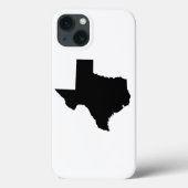 Texas in zwart-wit Case-Mate iPhone case (Achterkant)
