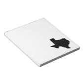 Texas in zwart-wit notitieblok (Schuin)