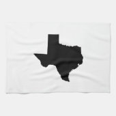 Texas in zwart-wit theedoek (Horizontaal)