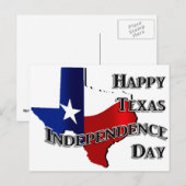 Texas Independence Day Briefkaart (Voorkant / Achterkant)