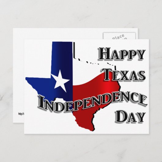 Texas Independence Day Briefkaart (Voorkant / Achterkant)
