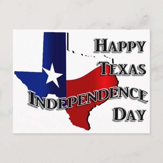 Texas Independence Day Briefkaart (Voorkant)