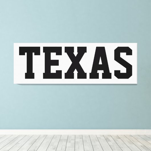Texas Independence Day Canvas 57x18 (Insitu (Houten vloer))