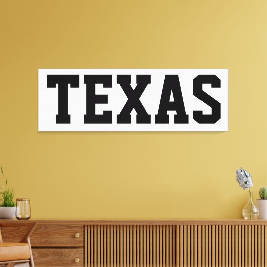 Texas Independence Day Canvas 57x18 (Insitu (Woonkamer))