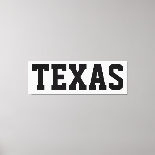 Texas Independence Day Canvas 57x18 Afdruk (Voorkant)