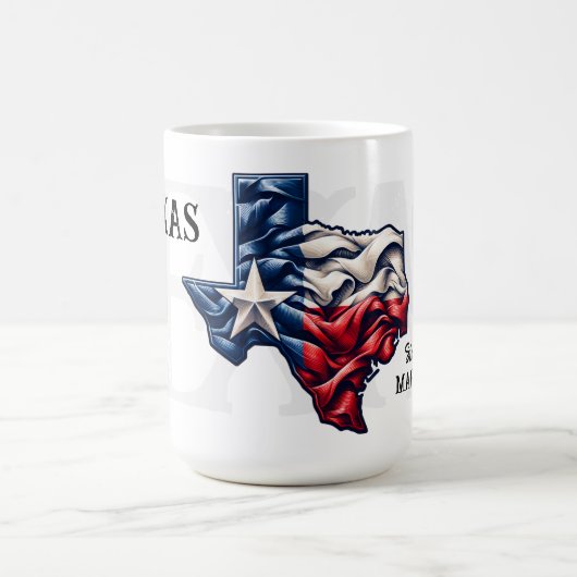 Texas Independence Day Ceramic Mug Koffiemok (Center)