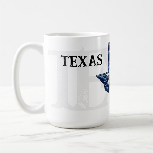 Texas Independence Day Ceramic Mug Koffiemok (Links)