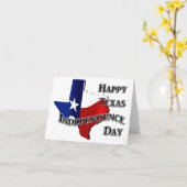 Texas Independence Day Kaart (Gele Bloem)