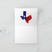 Texas Independence Day Kaart (Binnen)