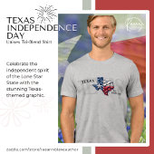 Texas Independence Day Unisex Tri-Blend Shirt