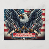 Texas Independence Een erfenis van moed en vrijhei Briefkaart (Voorkant)