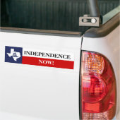 Texas Independence Flag bij Gadsden Rattlesnake Bumpersticker (Op Truck)