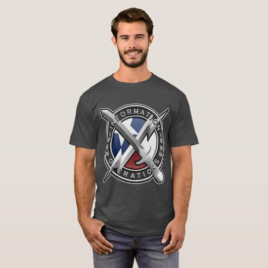 Texas Info Ops T-shirt (Voorkant volledig)