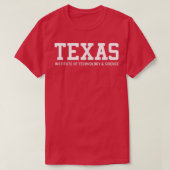 Texas Institute of Technology & Science T-shirt (Design voorkant)