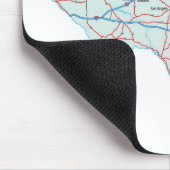 Texas Interstate Map Mousepad Muismat (Hoek)
