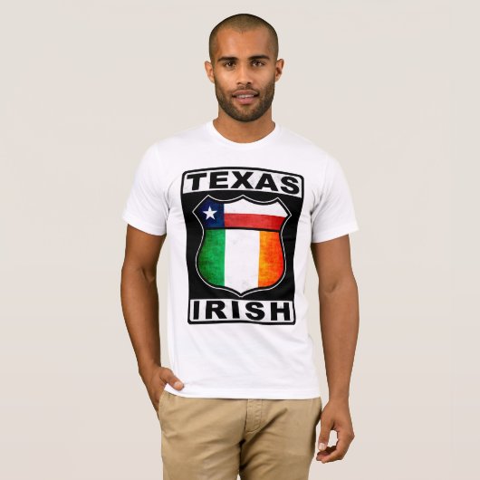 Texas Irish American T-shirt (Voorkant volledig)