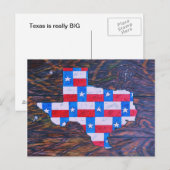 Texas is Big Briefkaart (Voorkant / Achterkant)
