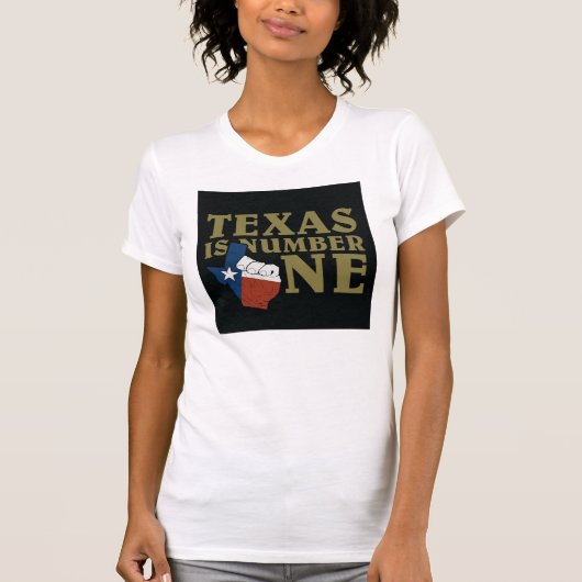 Texas is de belangrijkste vrouwelijke Tanktop (Voorkant)