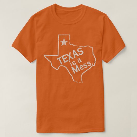 TEXAS IS EEN PUINHOOP T-SHIRT (Design voorkant)