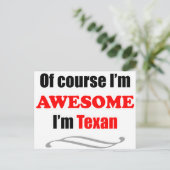 Texas is Geweldige Briefkaart (Staand voorkant)