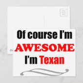 Texas is Geweldige Briefkaart (Voorkant / Achterkant)
