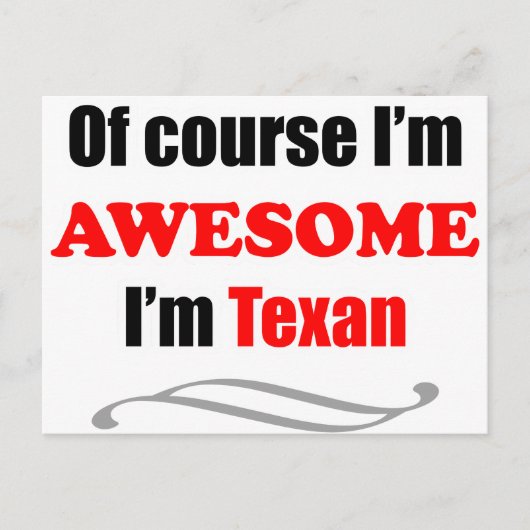 Texas is Geweldige Briefkaart (Voorkant)