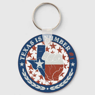 Texas is nummer één Sleutelhanger