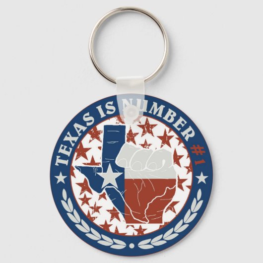 Texas is nummer één Sleutelhanger (Voorkant)