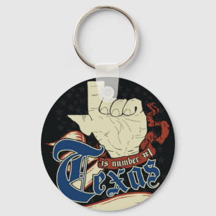 Texas is nummer één Sleutelhanger