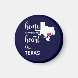 Texas is thuis waar het hart ligt magneet