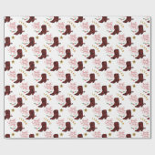 Texas Jingle helemaal tot Kerstmis Cadeaupapier (Vlak)