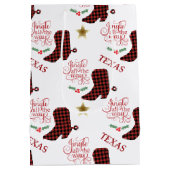 Texas Jingle helemaal tot Kerstmis Medium Cadeauzakje (Achterkant)