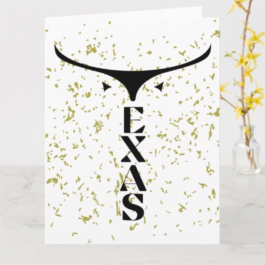 TEXAS KAART (Gele Bloem)