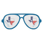 TEXAS KAART AVIATOR ZONNEBRIL (Voorkant)