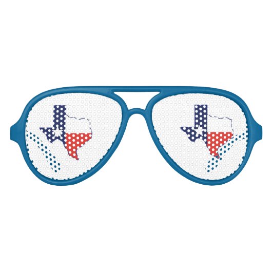 TEXAS KAART AVIATOR ZONNEBRIL (Voorkant)