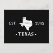 Texas kaart de witte eenzame sterrenstaat (Voorkant)