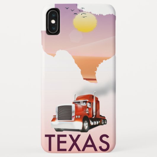 Texas Kaart Grote Truck Case-Mate iPhone Case (Achterkant)
