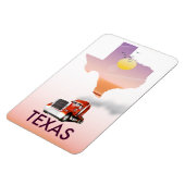 Texas Kaart Grote Vrachtwagen Magneet (Linkerzijde)