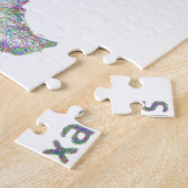 Texas-kaart Legpuzzel (Zijkant)