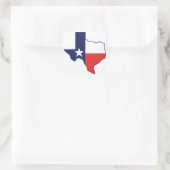TEXAS KAART VIERKANTE STICKER (Tas)
